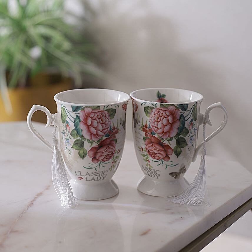 Botanical Garden Teacup: Set of 2
