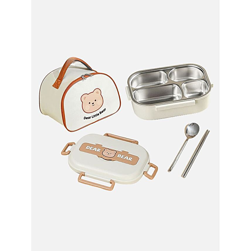 Brown Bear Insulated Lunch Box