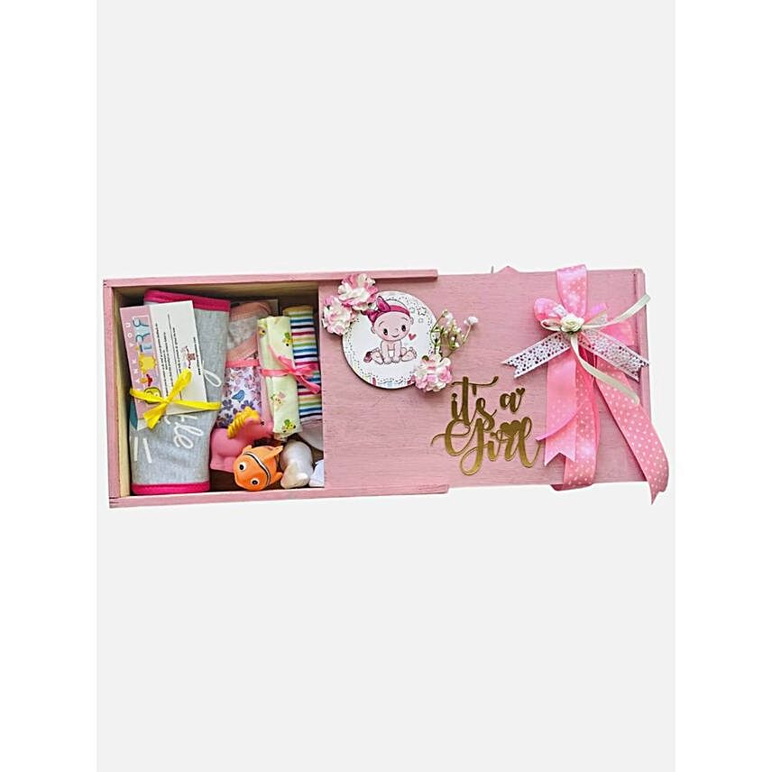 Little Surprise Box For Newborn- Blush Pink