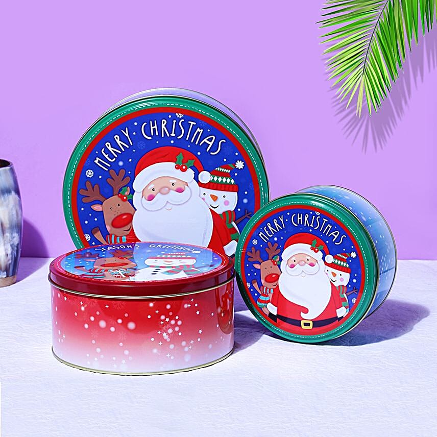 Holiday Harmony Storage Set- Blue