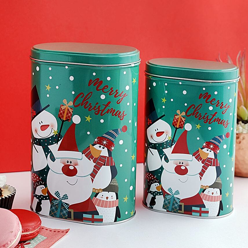 Joyful Jingle Storage Box- Green