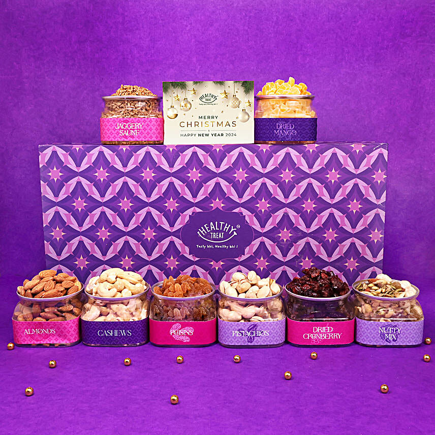 Healthy Treat Festivities Dry Fruit Gift Box
