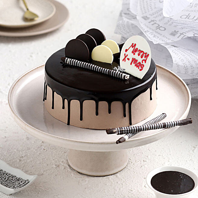 Buy/Send Christmas Chocolate Cake Online- FNP