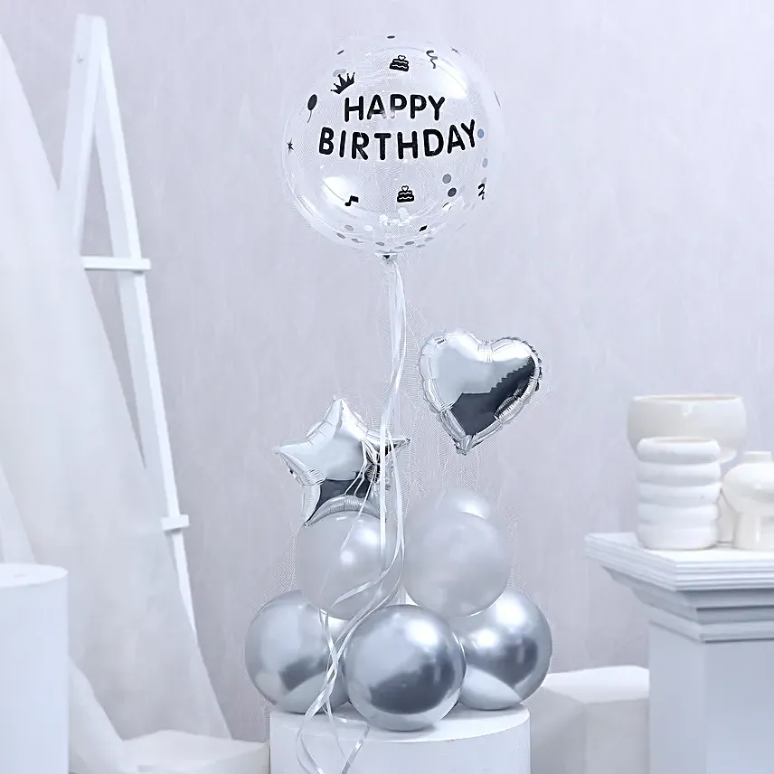 Chic Celebration Sparkle Balloon Bouquet