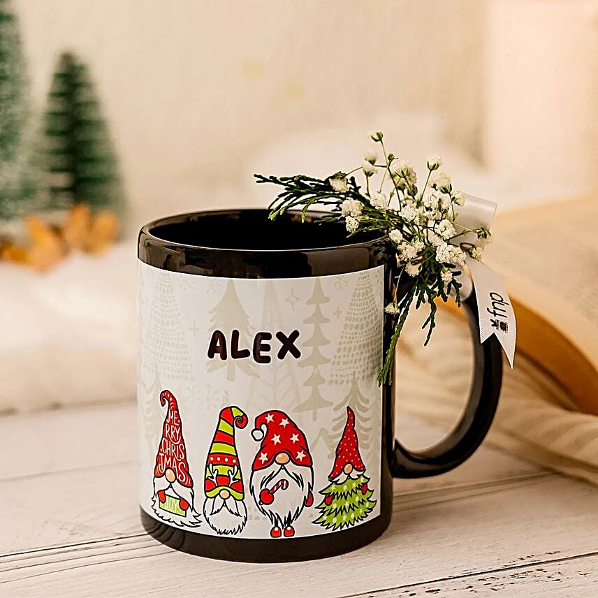 Jolly Holidays Personalised Mug Hand Delivery