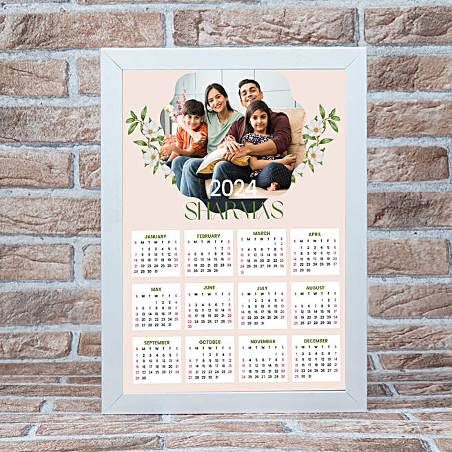Buy/Send New Year Special Personalised Calendar Online- FNP