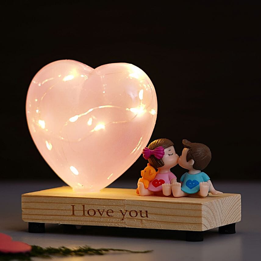Love Glow Couple Showpiece