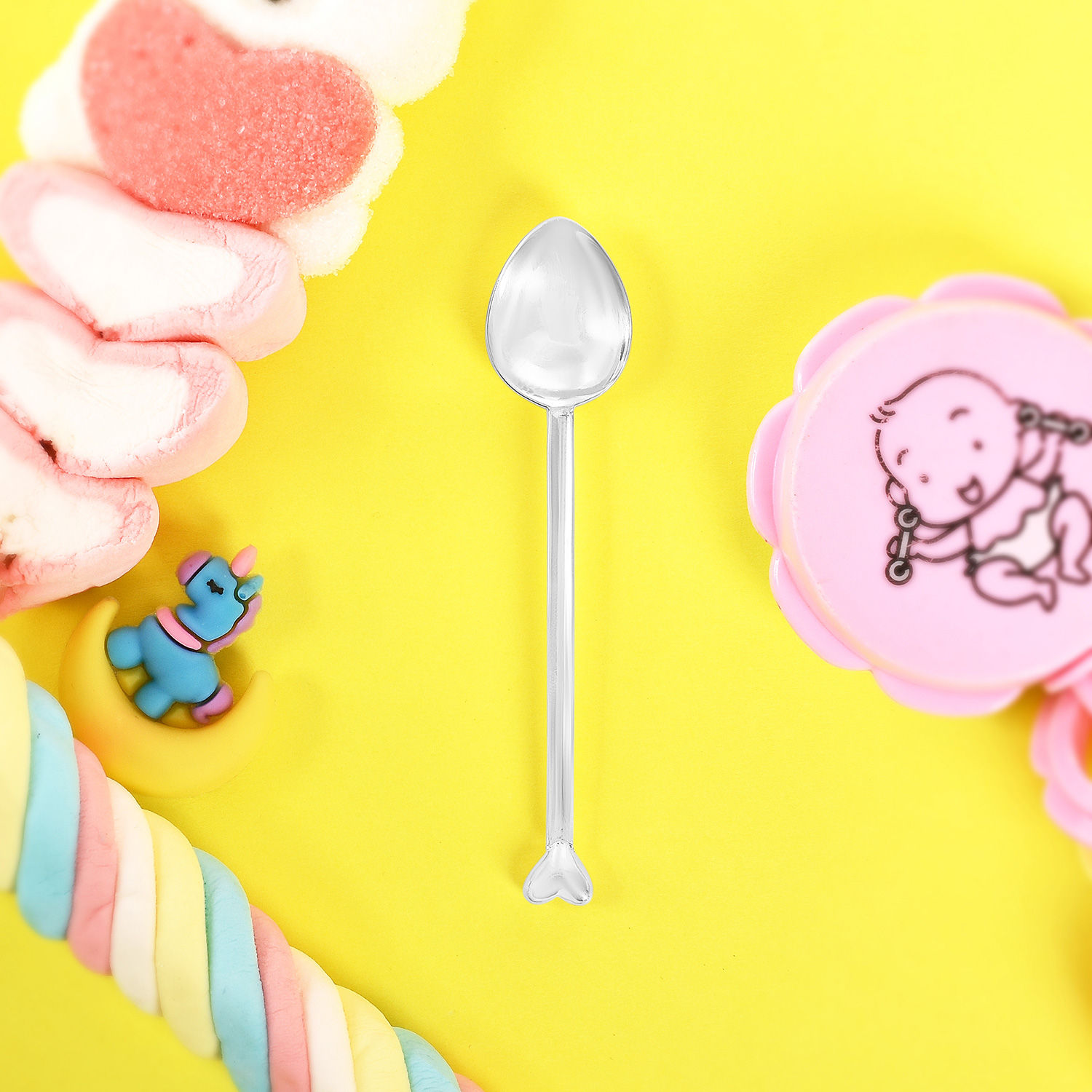 925 Sterling Silver Mini Spoon Set Of 2 – Small Baby Spoon / Sugar & Salt Spoon