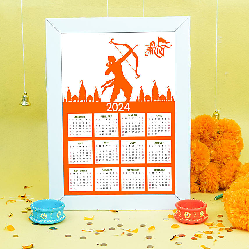 Buy/Send Ram Mandir Calendar Online FNP