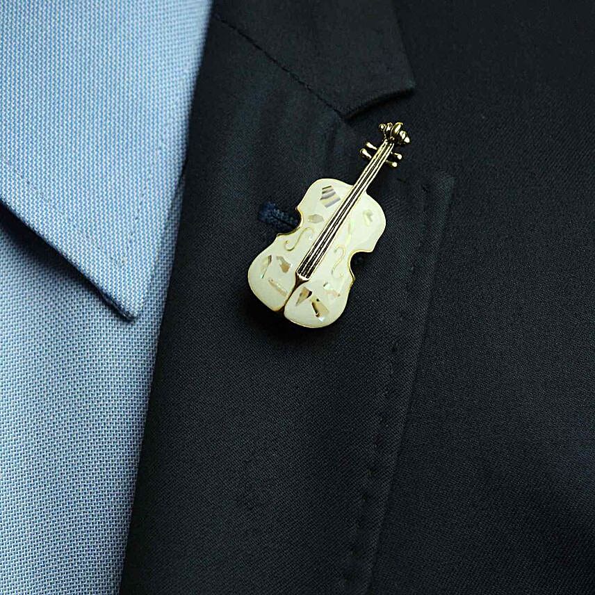 Violin Brooch
