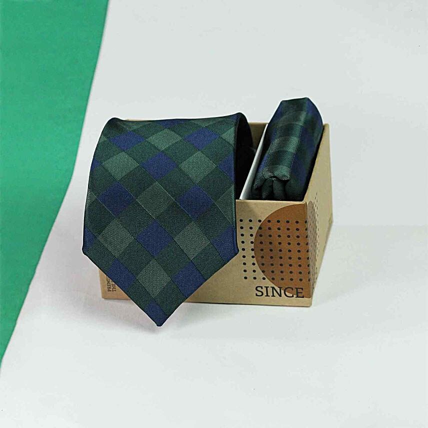 Timeless Tie & Square Combo- Green