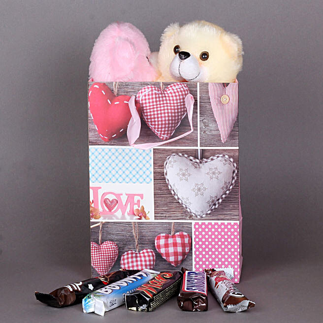 Teddy Bear Valentine's Day Gifts For Him Chocolate Charming