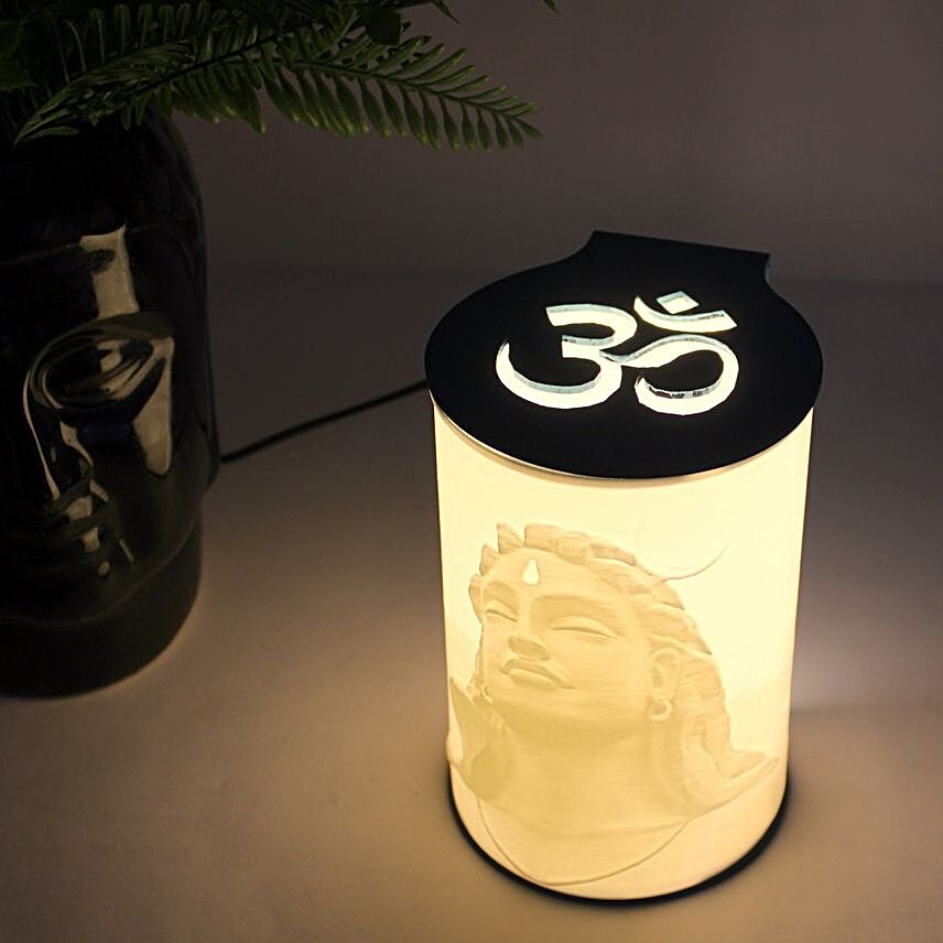 Lord Shiva Adiyogi 3D Lamp