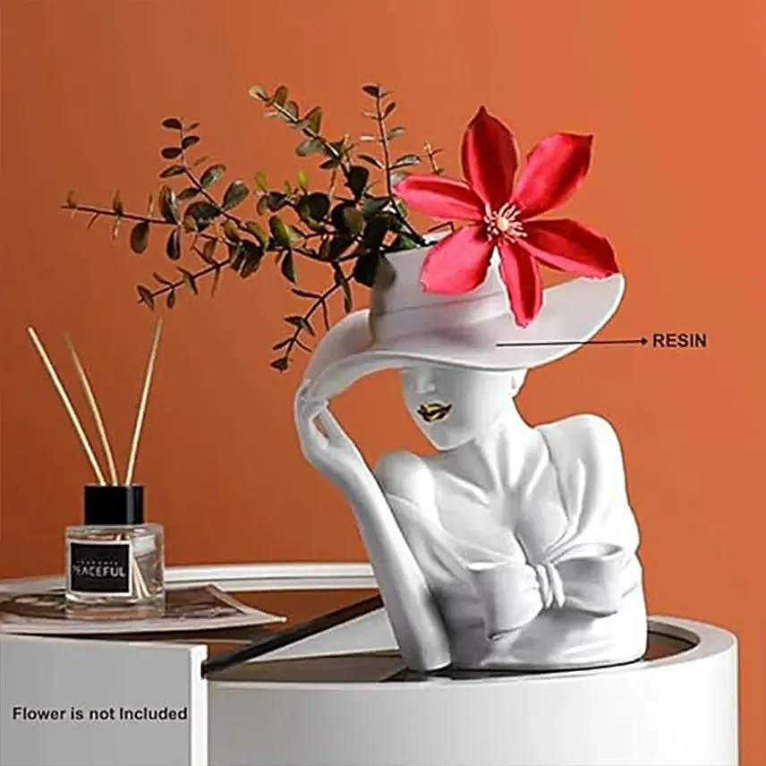 Modern Woman Elegant Floral Vase