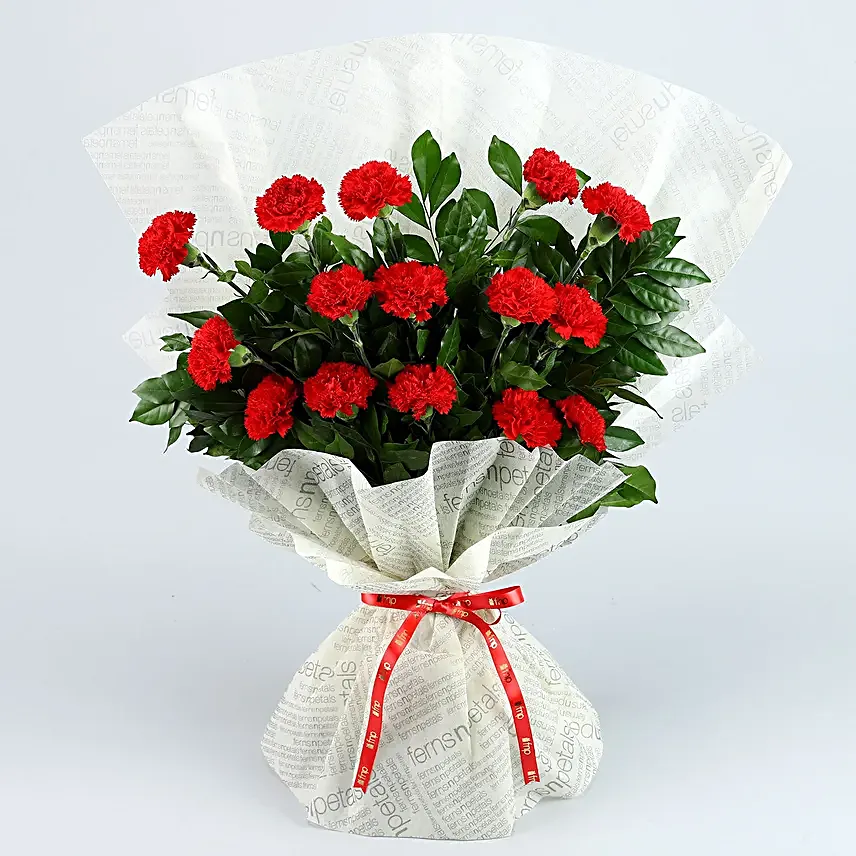 Magical Dust Carnations & Truffle Cake Combo