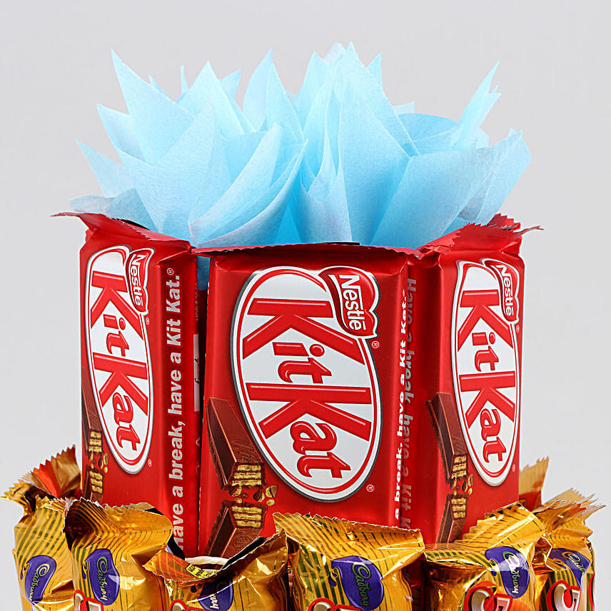 Assorted Chocolates Surprise Arrangement