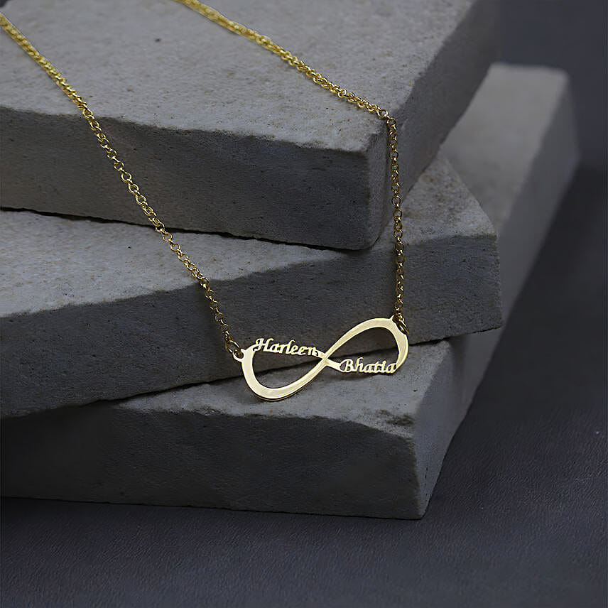 Personalised Love Infinity Necklace