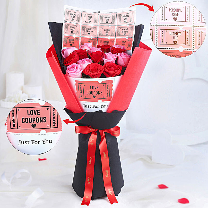 Playful Affection Love Coupons Rose