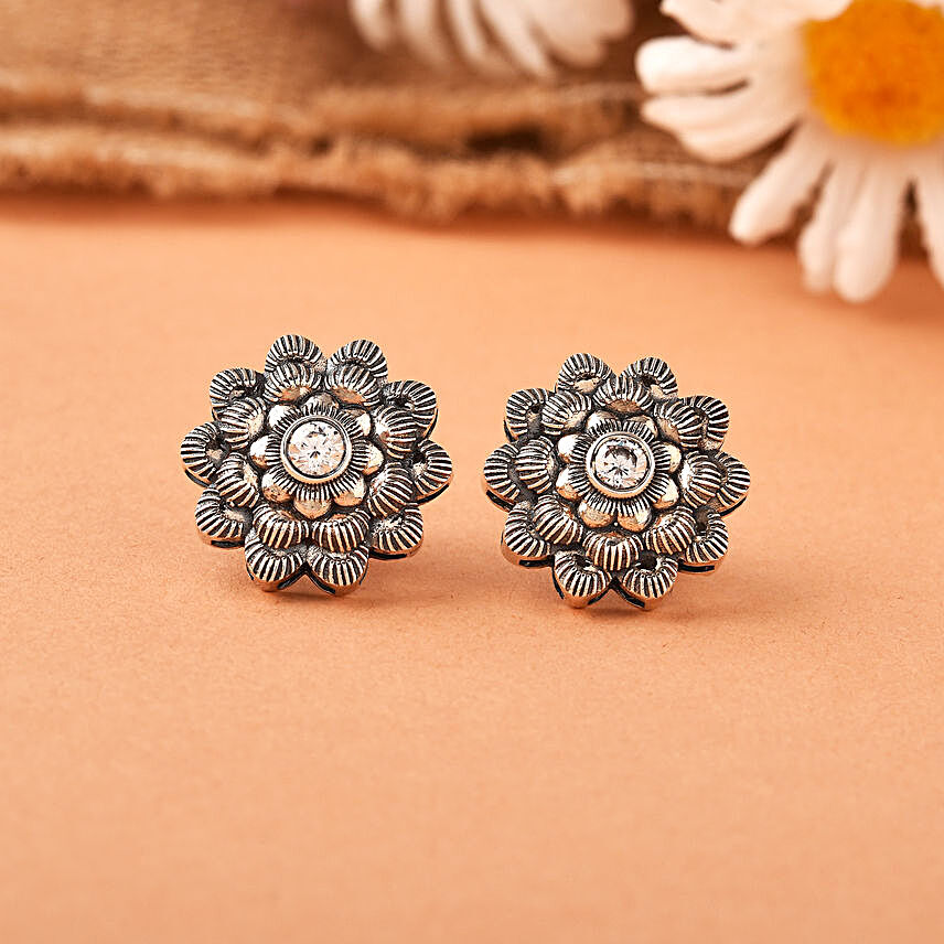 925 Silver Marigold Earrings