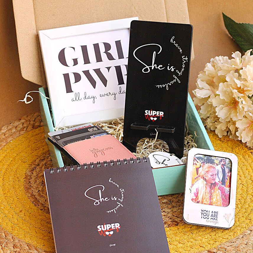 Personalised Fearless Girl Goodies Gift Box
