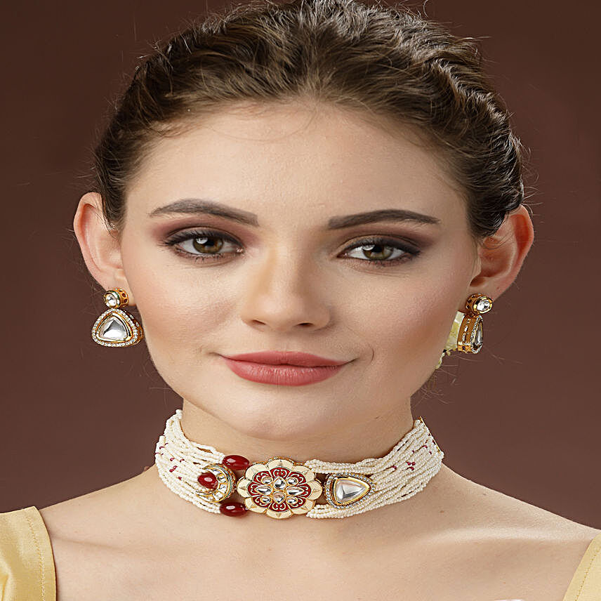 Opulent Kundan Jewellery Set