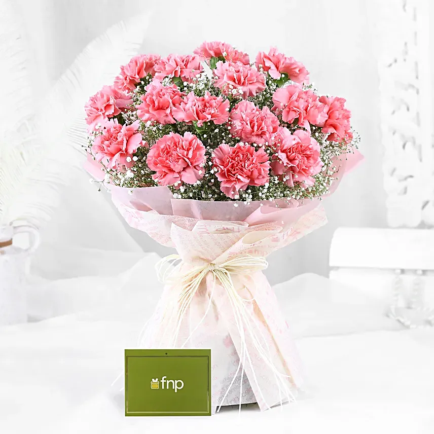 Love For Pastel Carnations Flower Bouquet