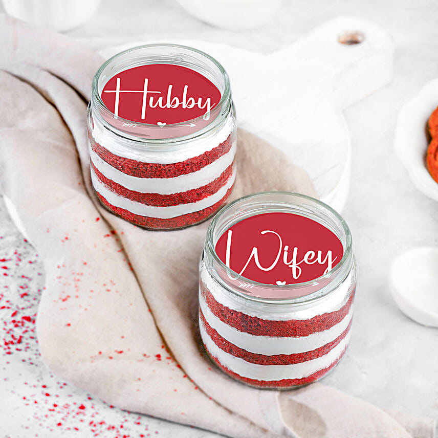 Eternal Red Velvet Jar Cake