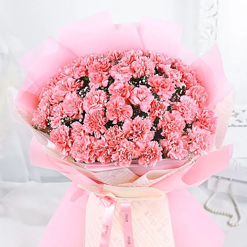 Love For Pastel Carnations Flower Bouquet