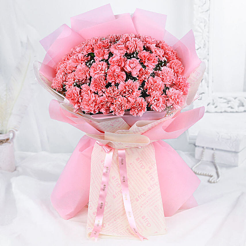 Love For Pastel Carnations Flower Bouquet