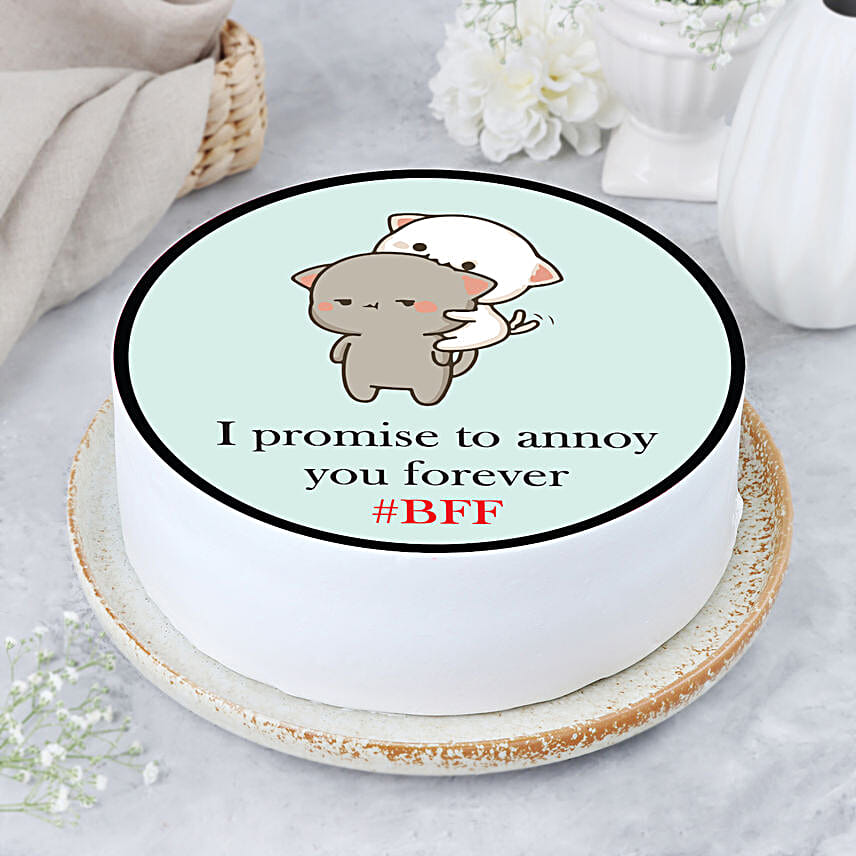 Pineapple BFF Promise Eggless Cake 1Kg