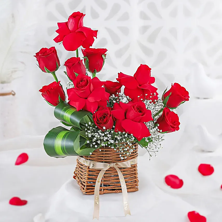 Love For Roses Basket