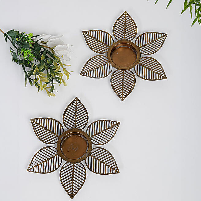 Buy/Send Fabindia Brass T-Lite Holder Online- FNP