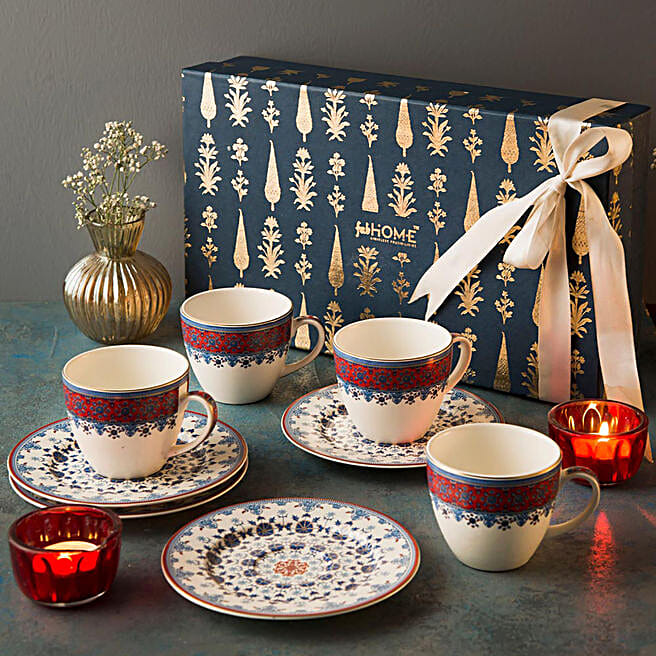 Buy/Send Fabindia Cup & Saucer Gift Set Online- FNP