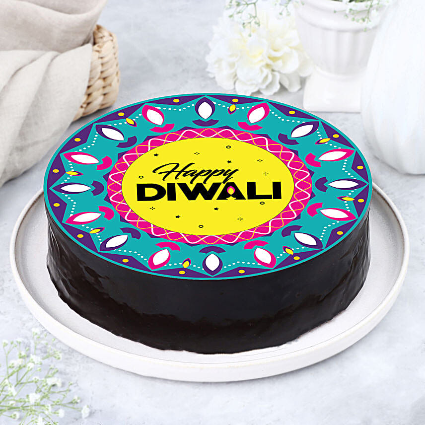 Diwali Celebration Chocolate Cake- 1 Kg