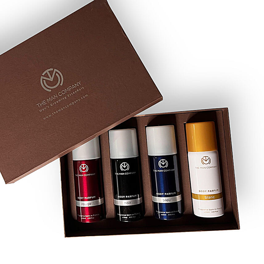 The Man Company Set of 4 Body Perfume
