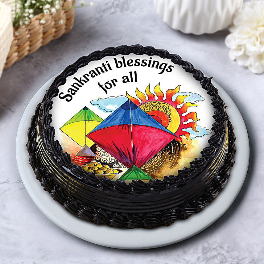 Makar Sankranti Celebration Chocolate Cake 1Kg