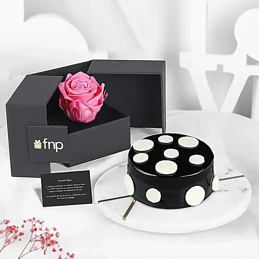 Forever Rose & Truffle Bento Cake