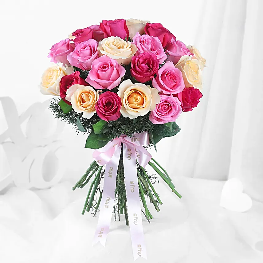 Hues of Love Rose Bouquet