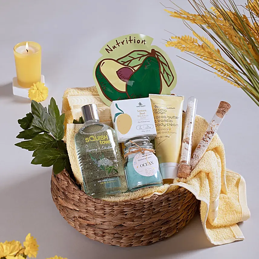 Spa Day Special Womens Day Gift Basket