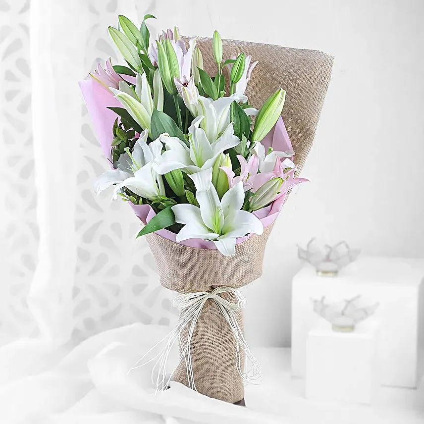 Buy Online Lilies Bunch