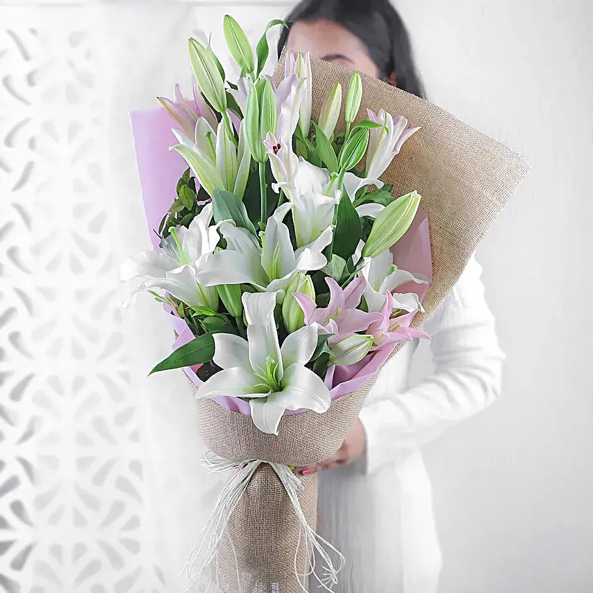 Buy Online Lilies Bunch