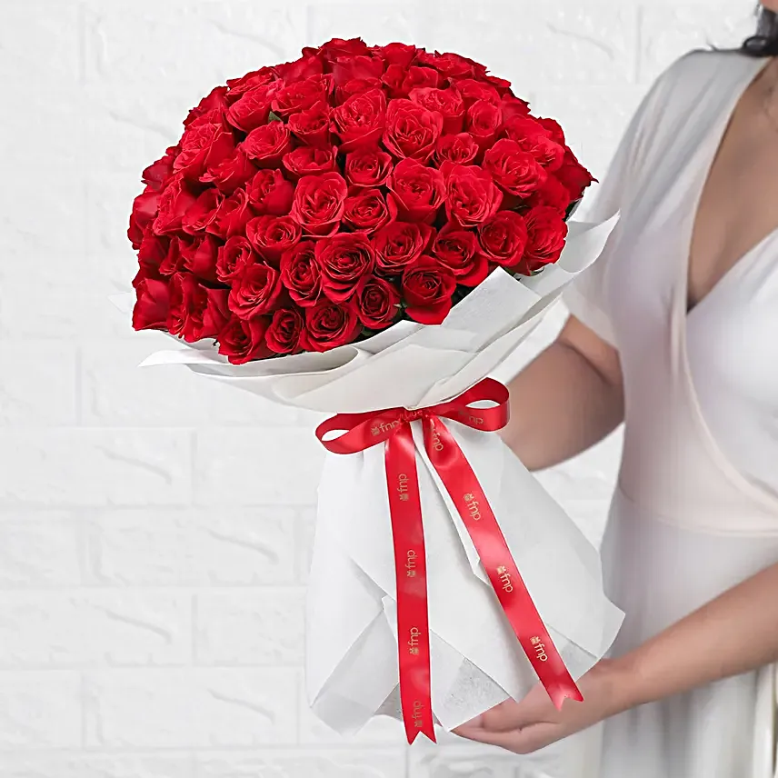 Bunch of Roses Bouquet Online