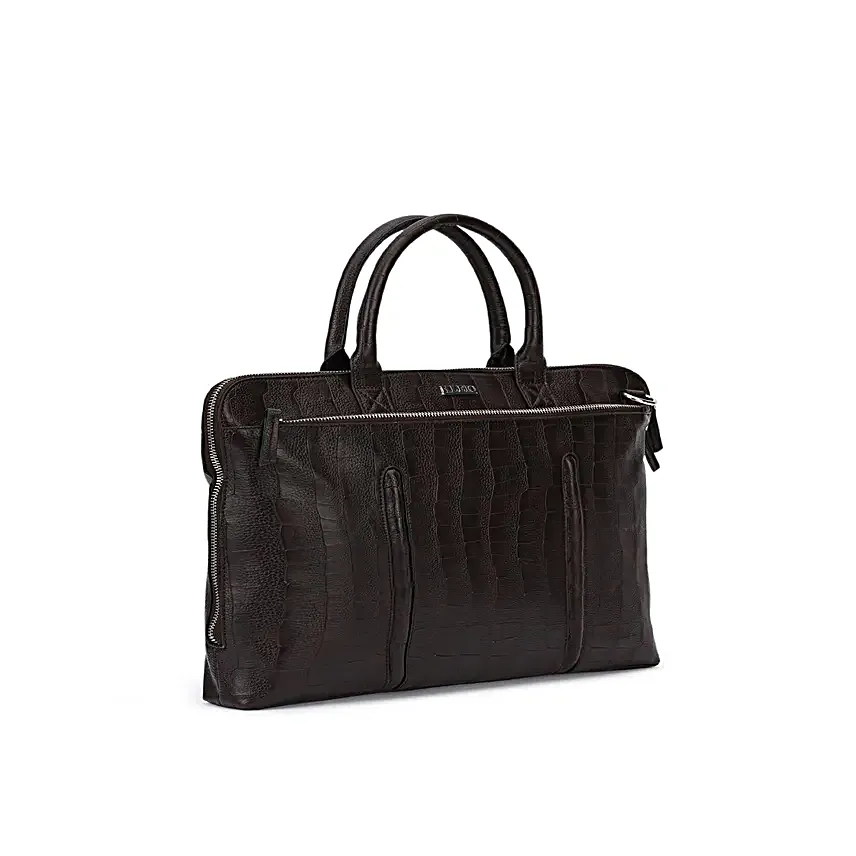 Versatile Vegan Leather Laptop Handbag