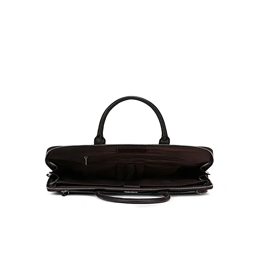 Versatile Vegan Leather Laptop Handbag