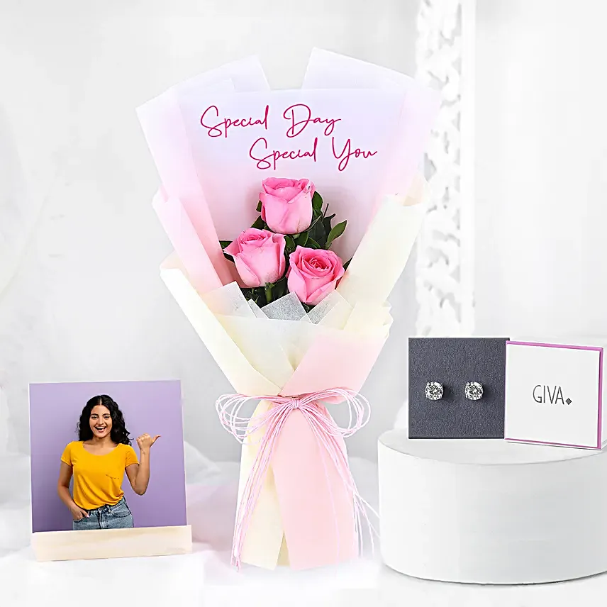 Blossoms of Love N Personalised Charm