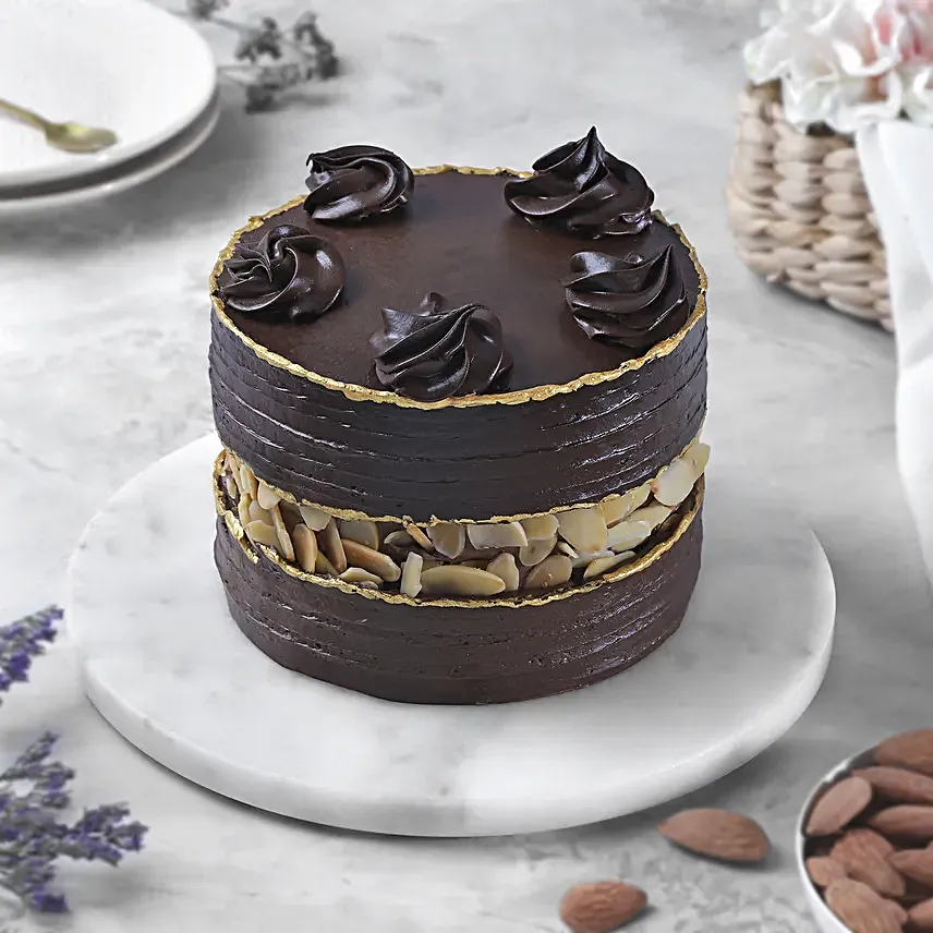 Heavenly Luxe Chocolate Cream Cake  Egg
