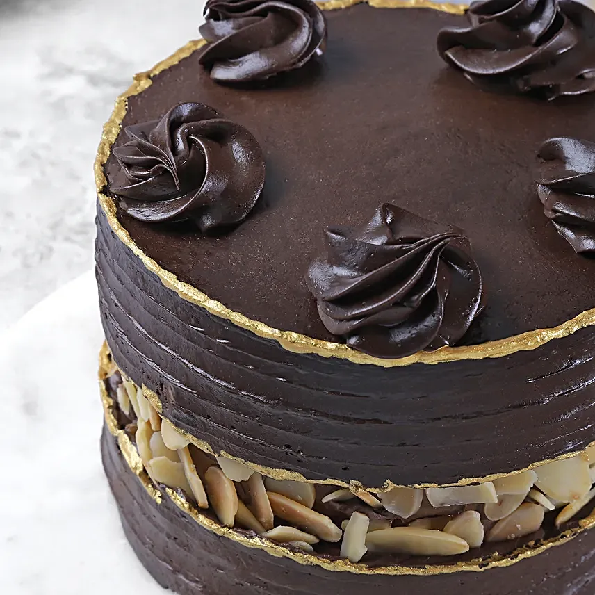 Heavenly Luxe Chocolate Cream Cake  Egg