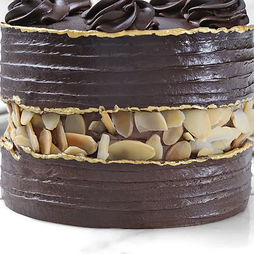 Heavenly Luxe Chocolate Cream Cake  Egg