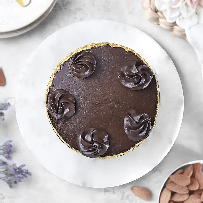 Heavenly Luxe Chocolate Cream Cake  Egg