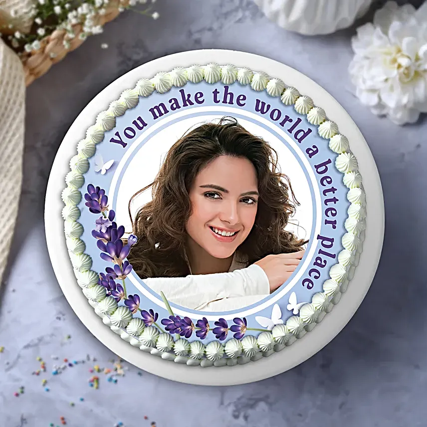 Personalised Womens Day Celebration Pineapple Cake